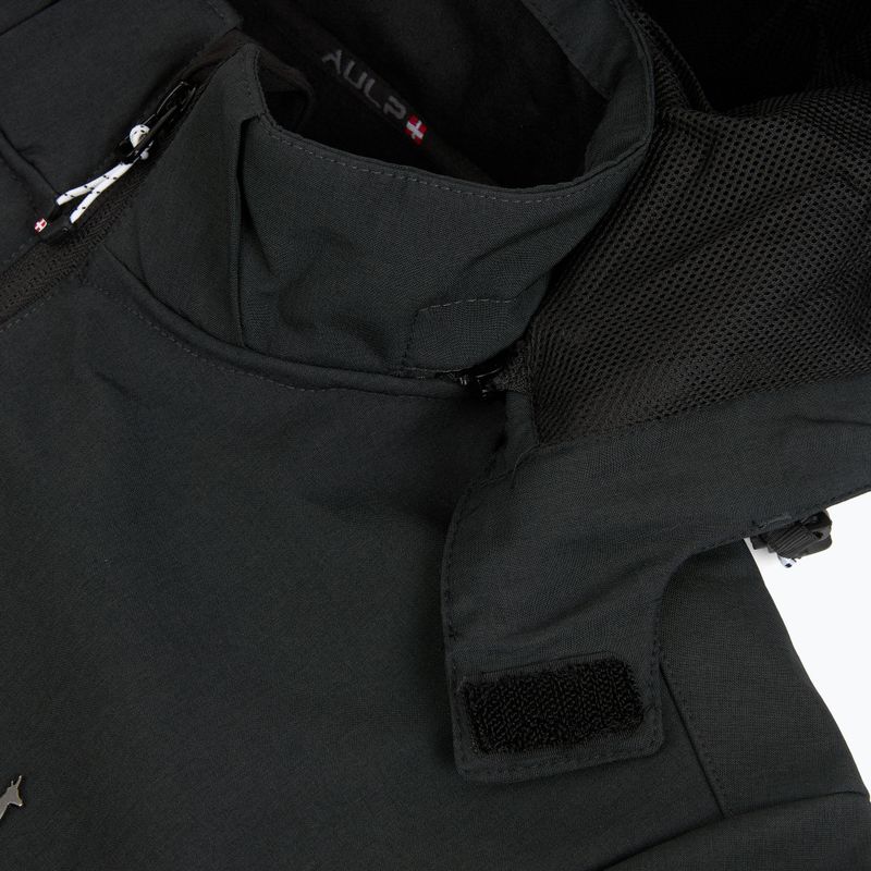 Pánska softshellová bunda Aulp Tiago Softshell anthracite melange 1 5