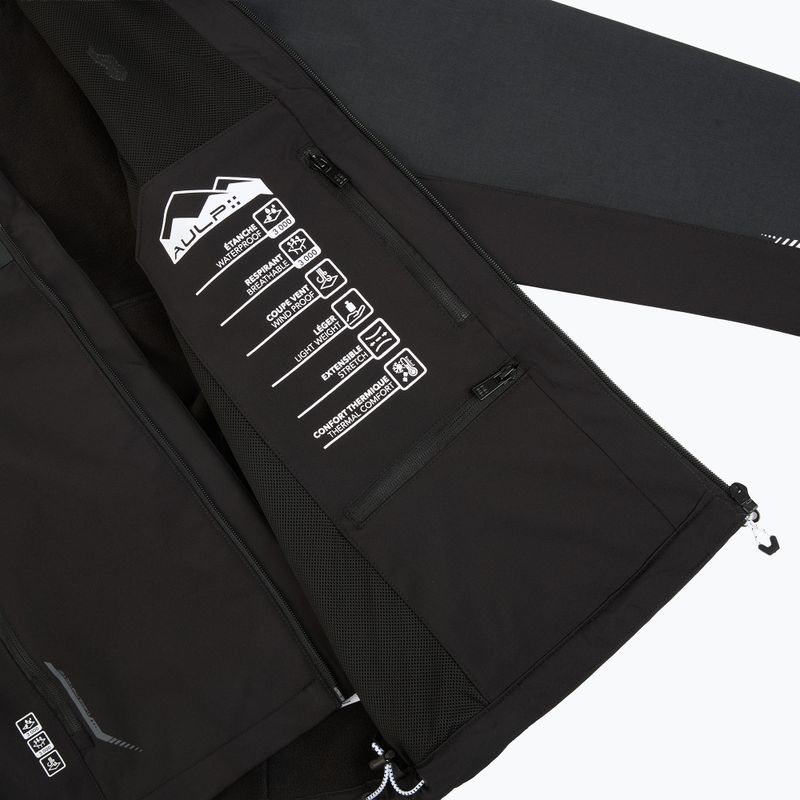 Pánska softshellová bunda Aulp Tiago Softshell anthracite melange 1 6