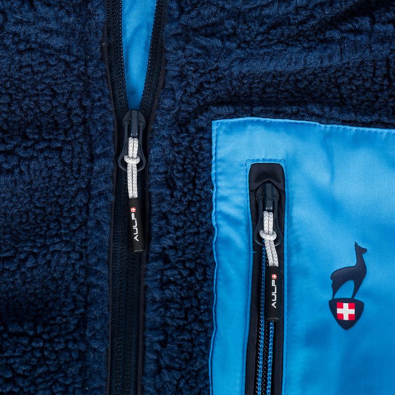 Detská fleecová mikina Aulp Tiger Sherpa blue 1 5