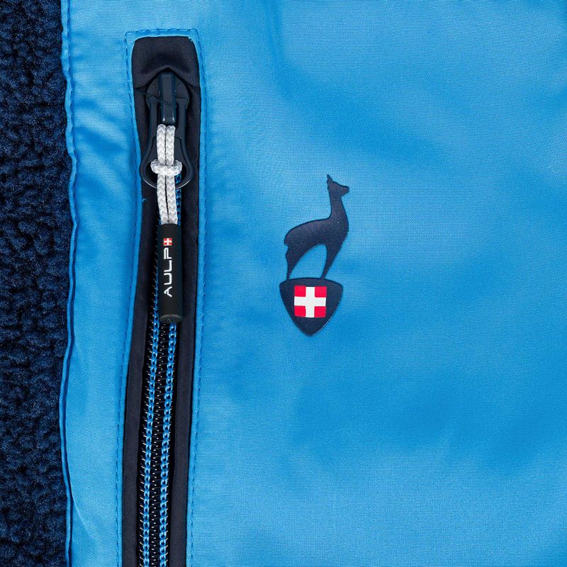 Detská fleecová mikina Aulp Tiger Sherpa blue 1 6
