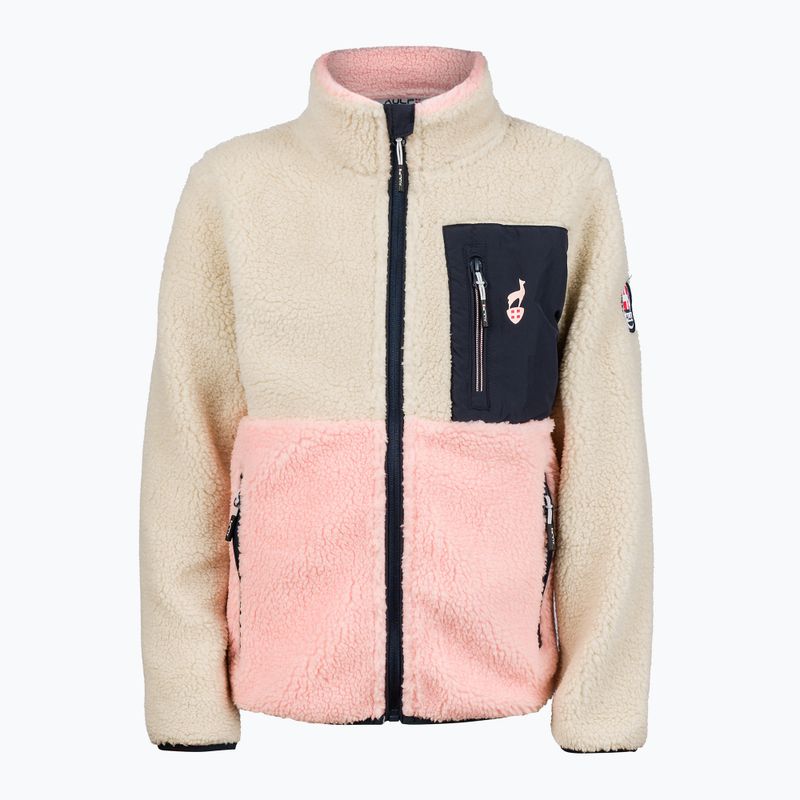 Detská fleecová mikina Aulp Tiger Sherpa light coral 1 3