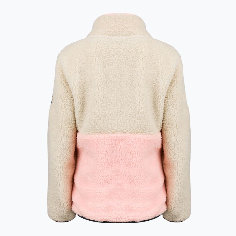 Detská fleecová mikina Aulp Tiger Sherpa light coral 1 4