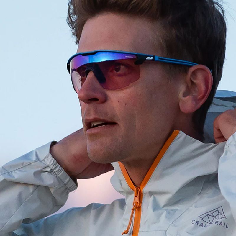 Cyklistické okuliare Julbo Ultimate Reactiv 1-3 High Contrast matné modré/čierne 7