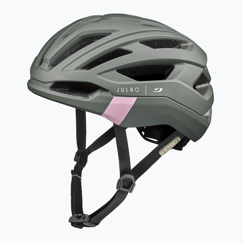 Cyklistická prilba Julbo Fast Lane army green/pink