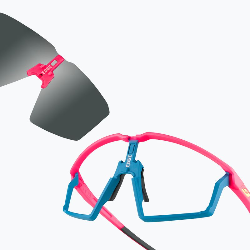Slnečné okuliare Julbo Edge Spectron 3 fluo pink/blue/silver flash 7