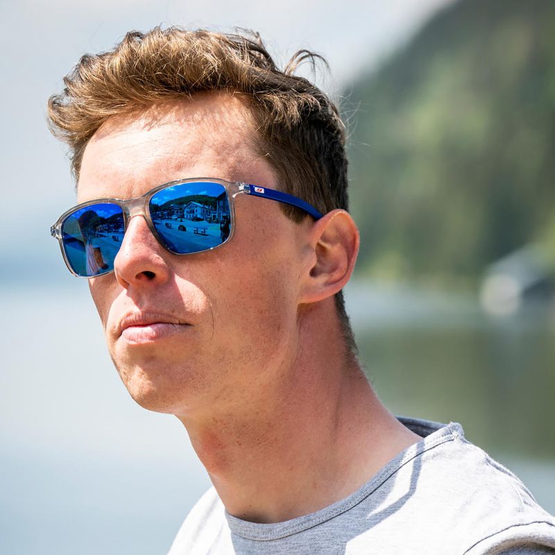 Slnečné okuliare Julbo Creek Polarized grey translu/blue metal 5