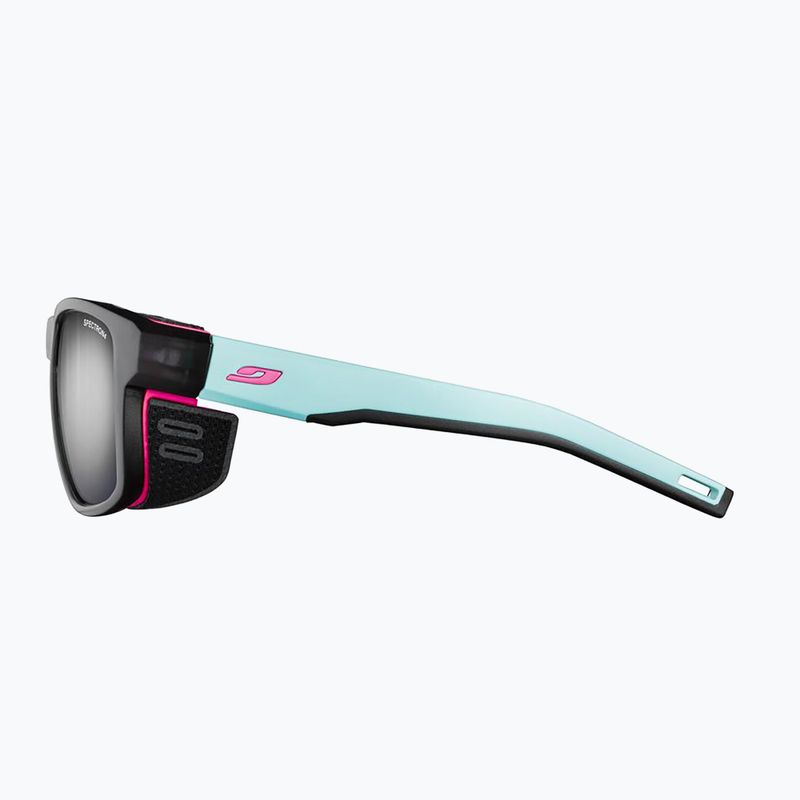 Slnečné okuliare Julbo Shield M Spectron translucent black/light blue/pink 3