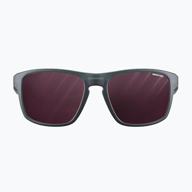 Slnečné okuliare Julbo Shield M Reactiv High Contrast translucent black/blue/white 2