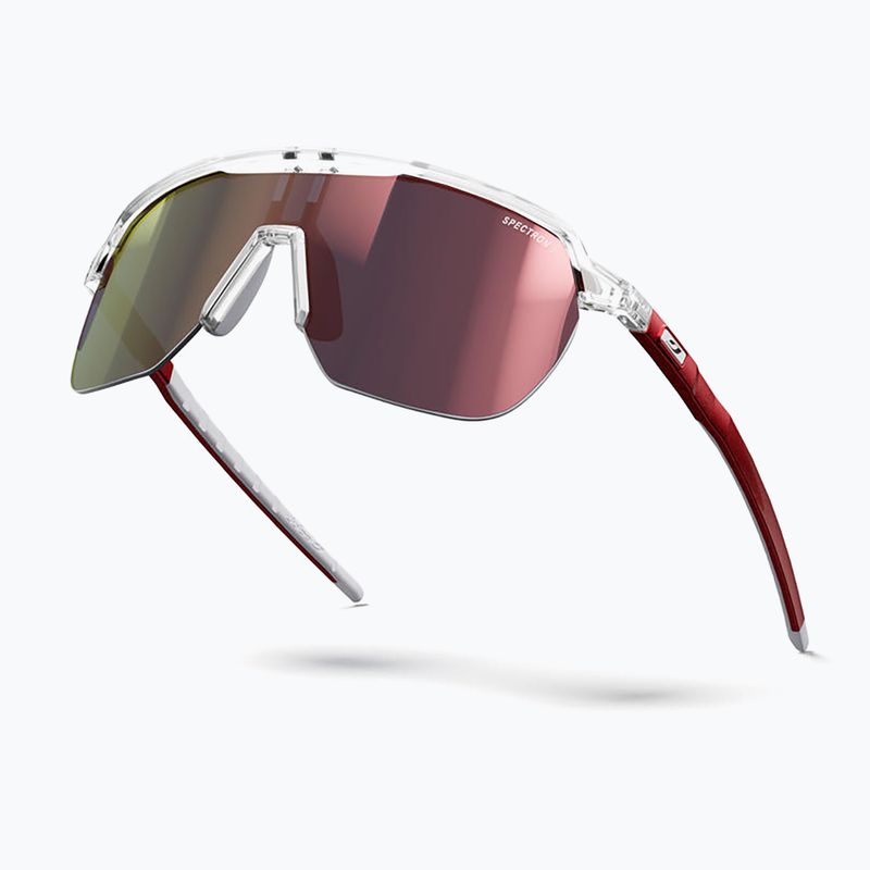 Slnečné okuliare Julbo Frequency Spectron shiny translucent crystal/red/red flash 5