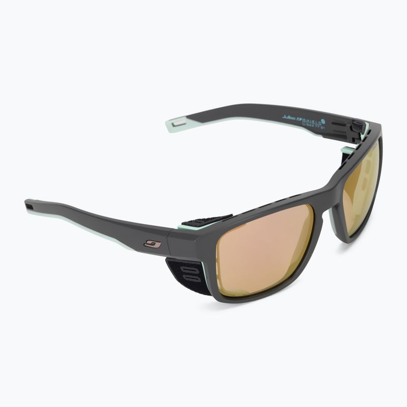 Slnečné okuliare Julbo Shield Reactiv Glare Control dark grey/green pastel 2