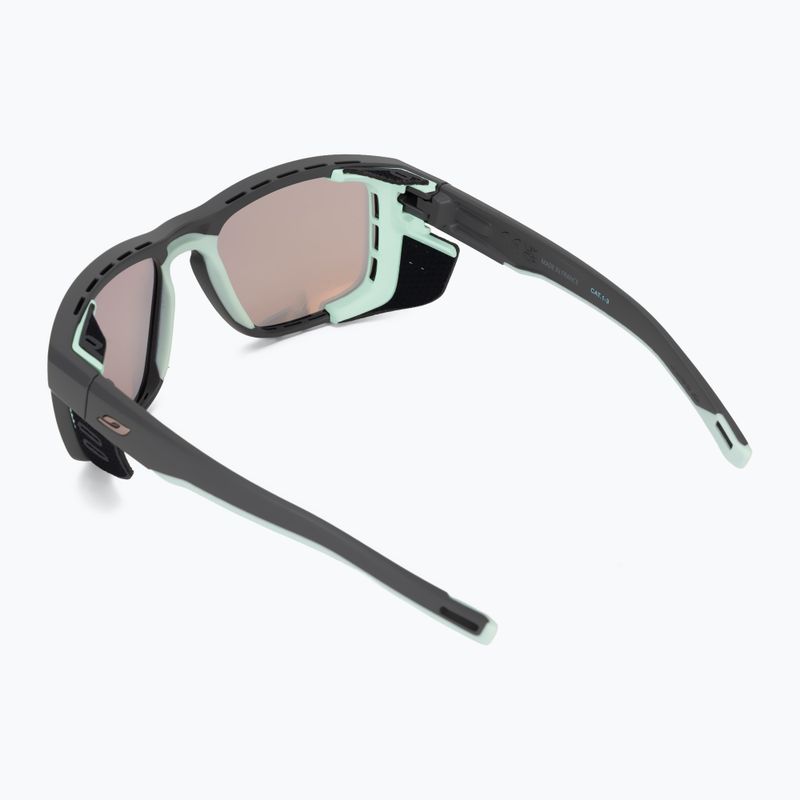 Slnečné okuliare Julbo Shield Reactiv Glare Control dark grey/green pastel 3