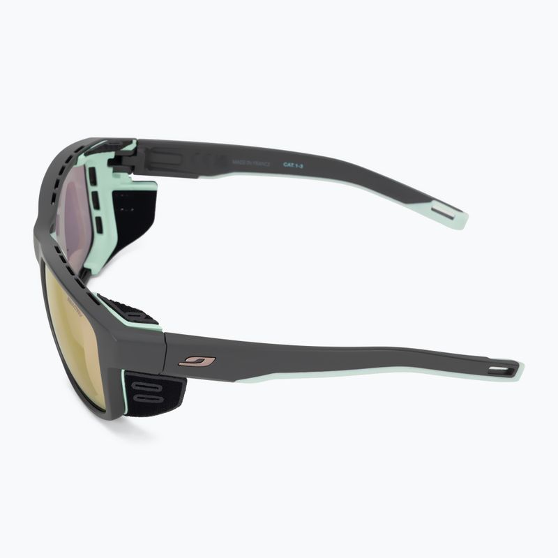 Slnečné okuliare Julbo Shield Reactiv Glare Control dark grey/green pastel 5