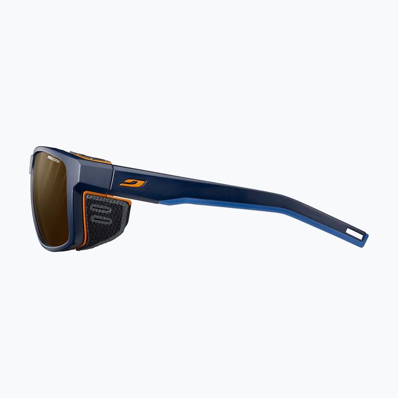 Slnečné okuliare Julbo Shield Reactiv Polarized matt dark blue/orange 4
