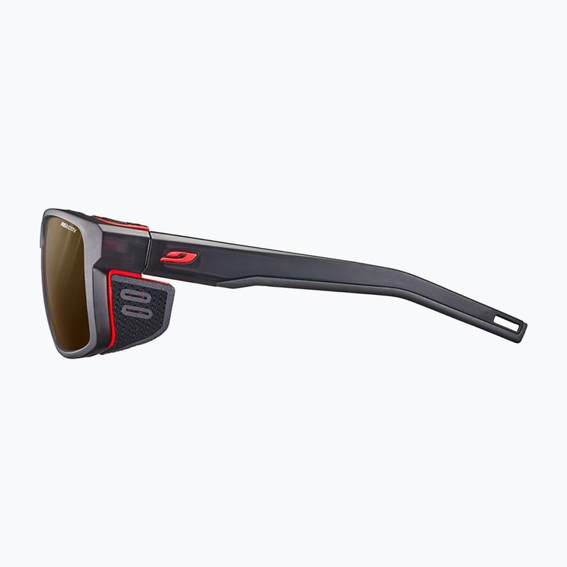 Slnečné okuliare Julbo Shield Reactiv Polarized black/orange 4
