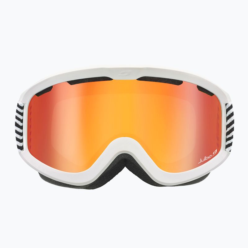 Lyžiarske okuliare Julbo June white/black/goldange/flash red 2
