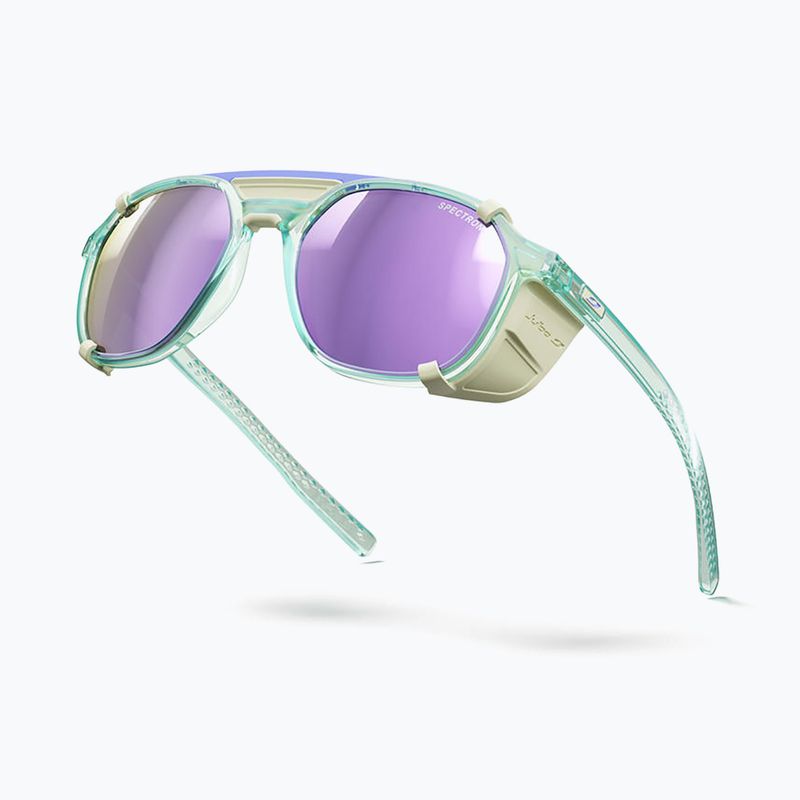 Slnečné okuliare Julbo Slack Cover Spectron shiny translucent mint/light gray 13