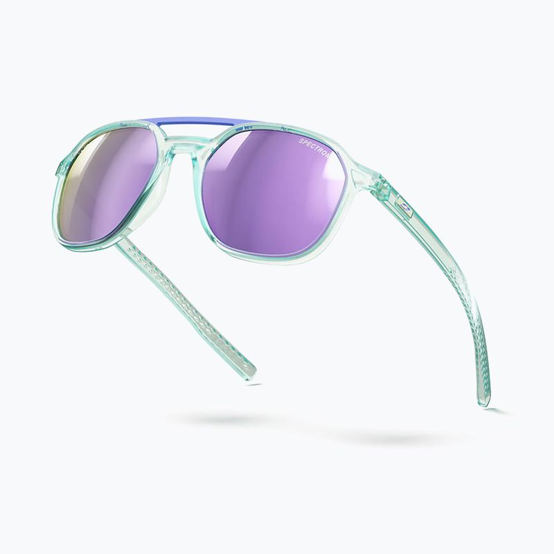 Slnečné okuliare Julbo Slack Cover Spectron shiny translucent mint/light gray 15