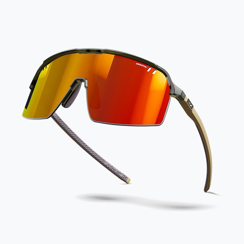 Slnečné okuliare Julbo Intensity Reactiv Light Amplifier shiny translucent army green/matt beige 6