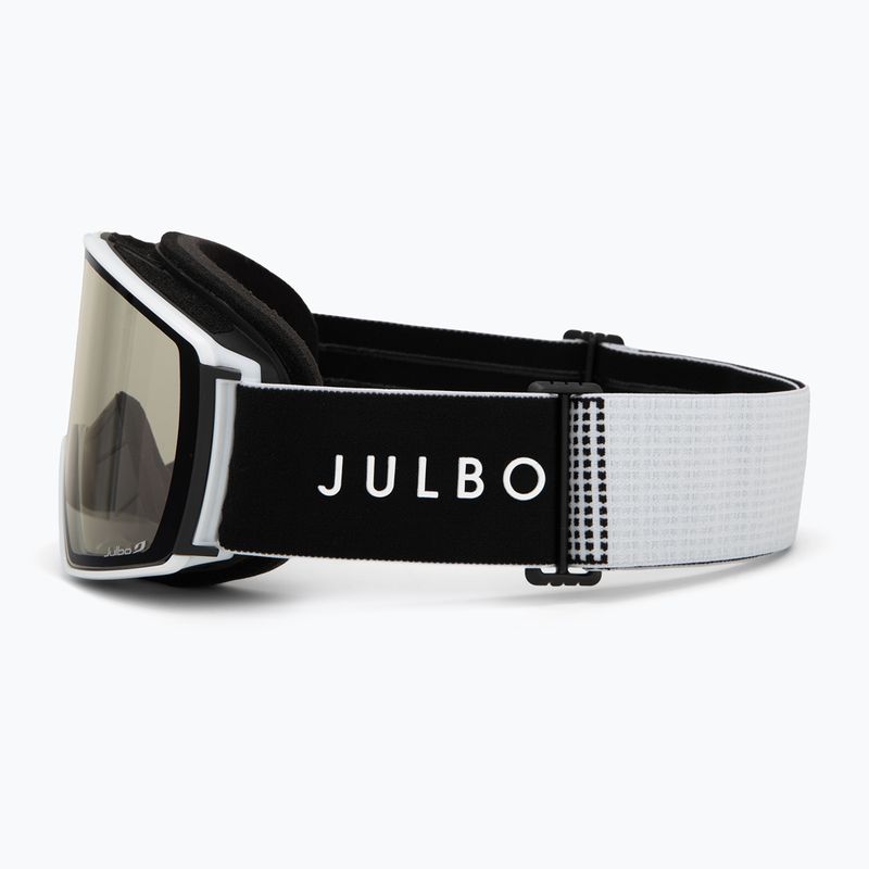 Lyžiarske okuliare Julbo Launcher Reactiv High Contrast white/black/flash purple 4