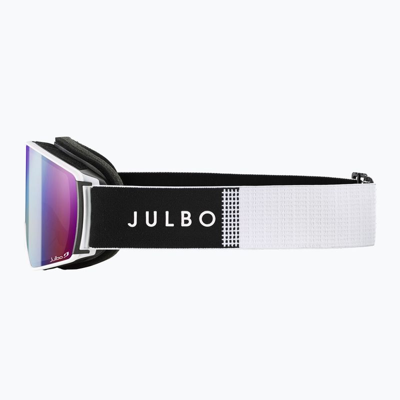 Lyžiarske okuliare Julbo Launcher Reactiv High Contrast white/black/flash purple 4