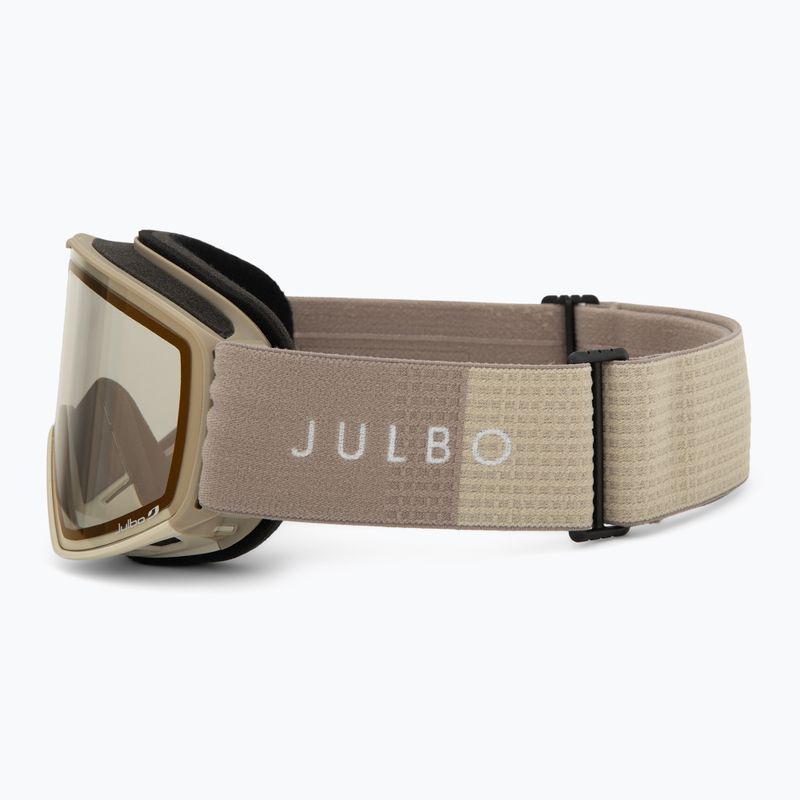 Lyžiarske okuliare Julbo Cyrius-X Reactiv High Contrast beige/brown/flash infrared 4