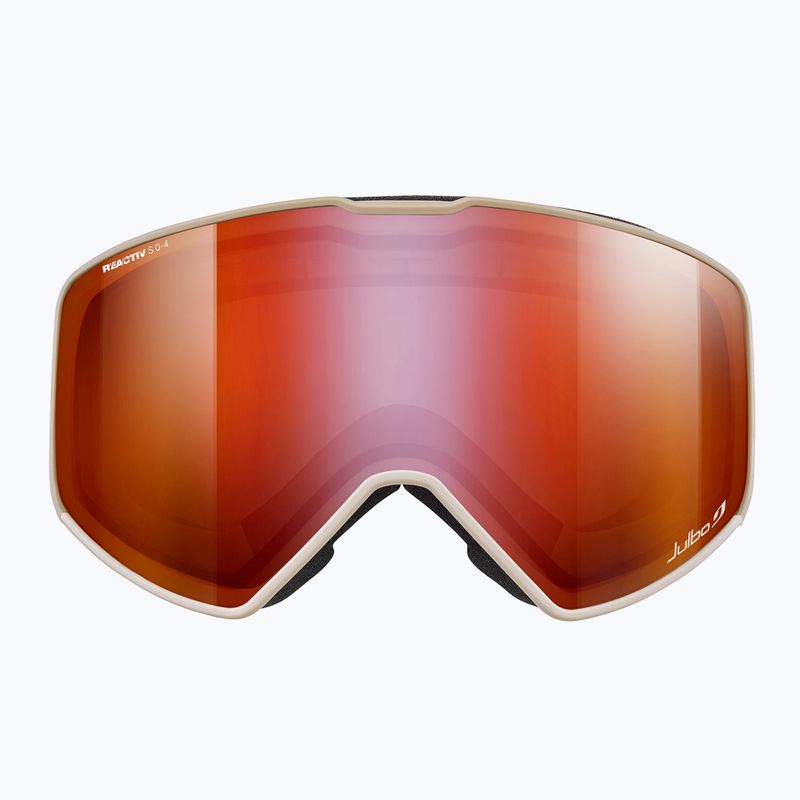 Lyžiarske okuliare Julbo Cyrius-X Reactiv High Contrast beige/brown/flash infrared 6