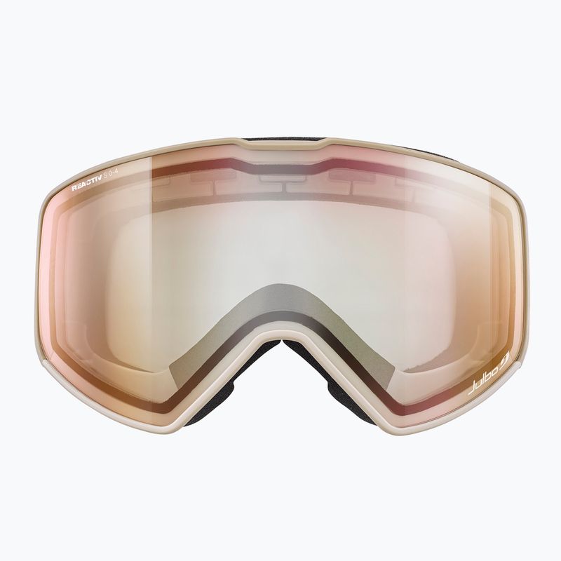 Lyžiarske okuliare Julbo Cyrius-X Reactiv High Contrast beige/brown/flash infrared 7