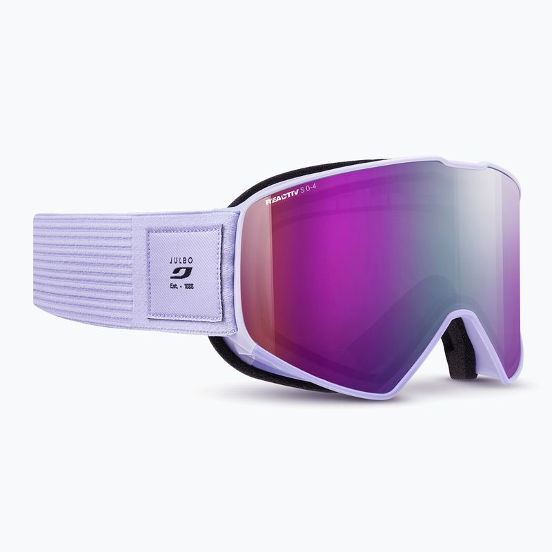 Lyžiarske okuliare Julbo Cyrius-X Reactiv High Contrast light purple/flash purple