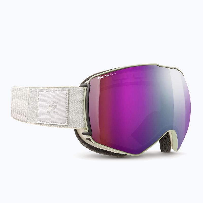 Lyžiarske okuliare Julbo Lightyear Reactiv High Contrast mint/beige/flash purple