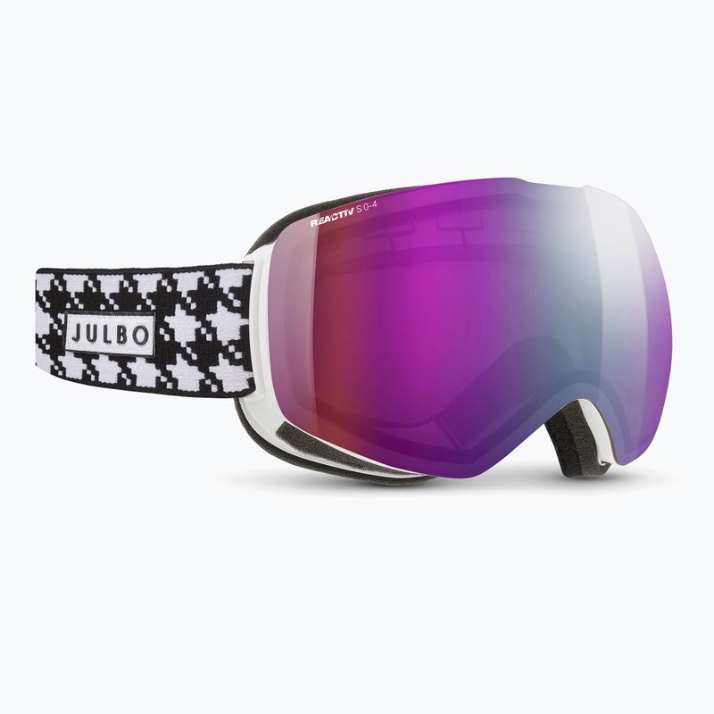 Lyžiarske okuliare Julbo Shadow Reactiv High Contrast white/black/flash purple 5