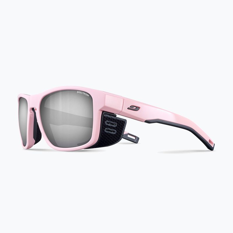 Slnečné okuliare Julbo Shield M Spectron 4 lesklé pastelovo ružové/tmavosivé