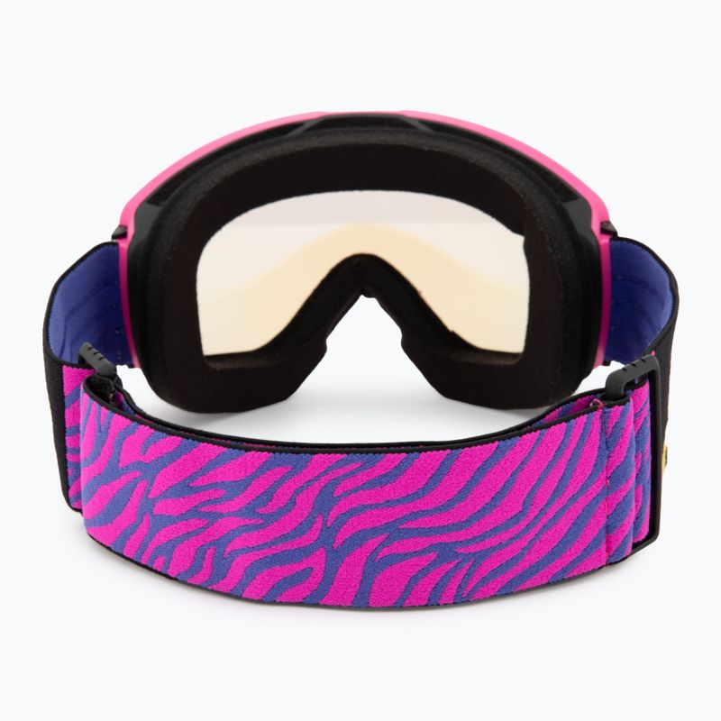 Lyžiarske okuliare Julbo Launcher Reactiv High Contrast pink/ black/ flash blue 2