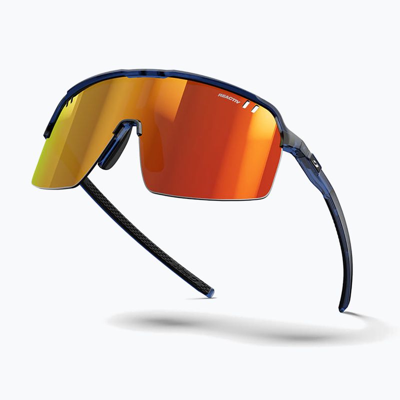 Slnečné okuliare Julbo Intensity Reactiv Light Amplifier shiny translucent blue/black 6