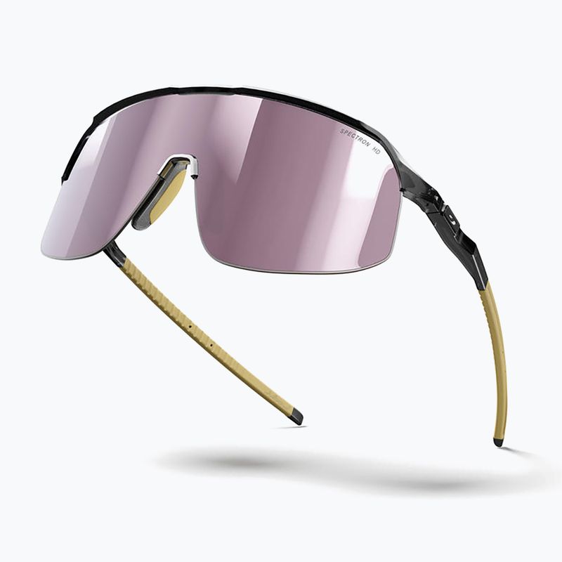 Slnečné okuliare Julbo Density Spectron HD shiny translucent black/light brown 5