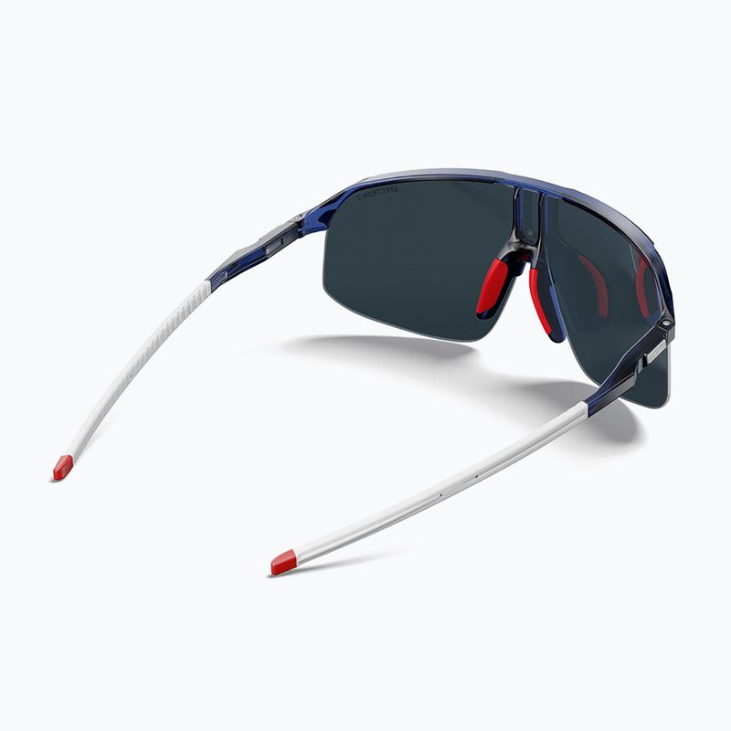 Slnečné okuliare Julbo Density Spectron shiny translucent dark blue/white/red 4