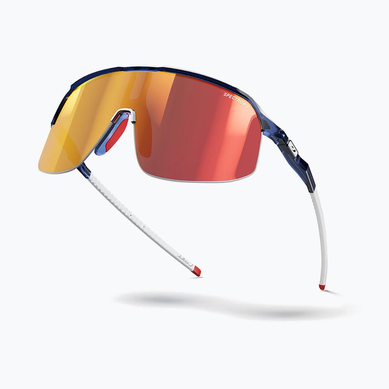 Slnečné okuliare Julbo Density Spectron shiny translucent dark blue/white/red 5