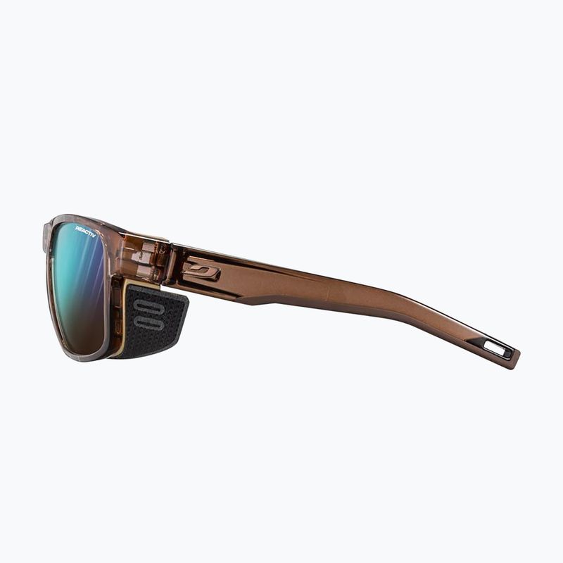 Slnečné okuliare Julbo Shield M Reactiv shiny translu brown/matt brown 4