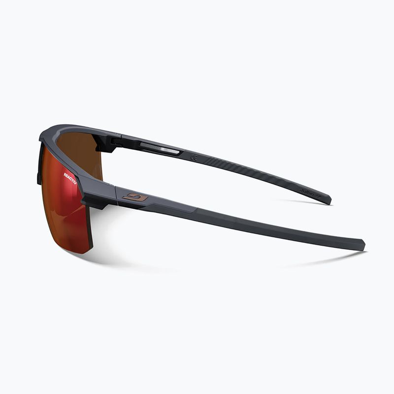 Slnečné okuliare Julbo Liry Reactiv High Contrast matt grey/shiny dark brown 4