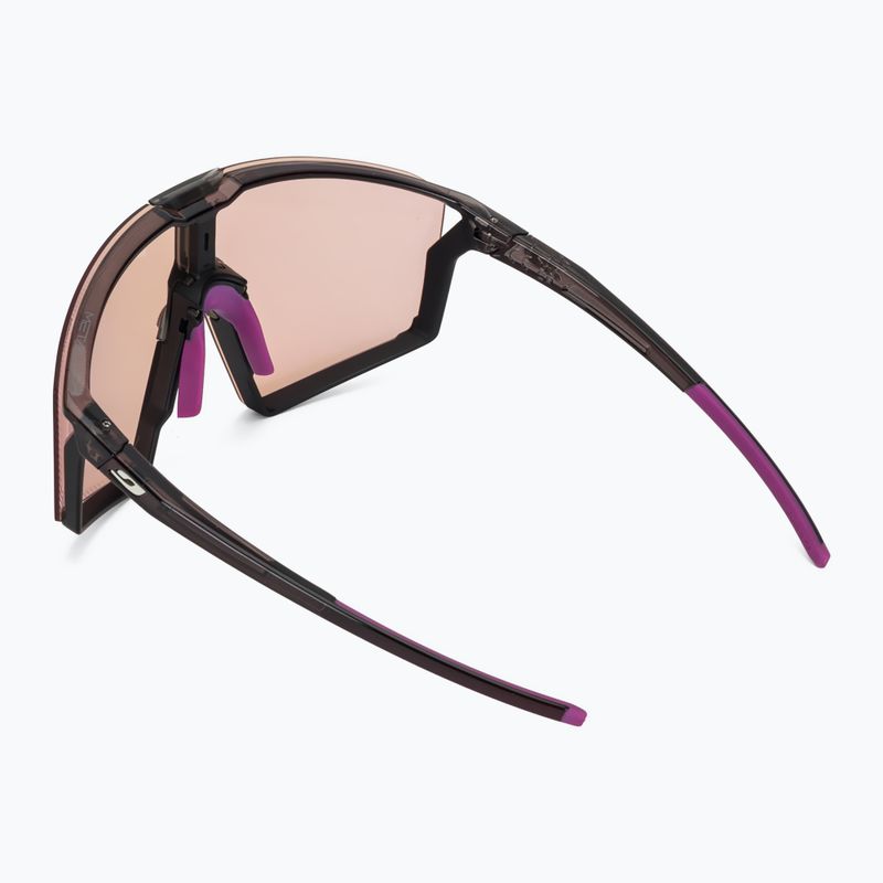 Slnečné okuliare Julbo Edge Reactiv High Contrast shiny translu black/purple 3