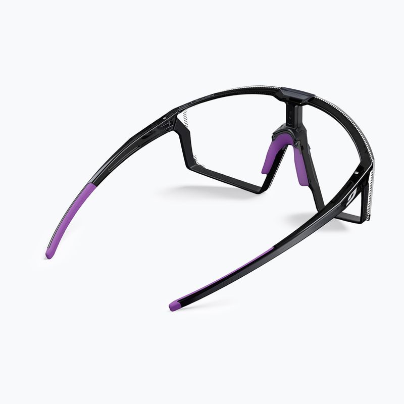 Slnečné okuliare Julbo Edge Reactiv High Contrast shiny translu black/purple 10