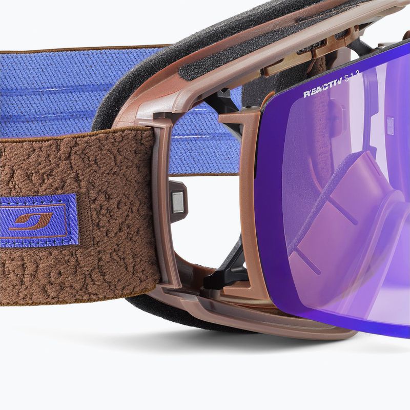 Lyžiarske okuliare Julbo Launcher Reactiv High Contrast brown/flash blue 7