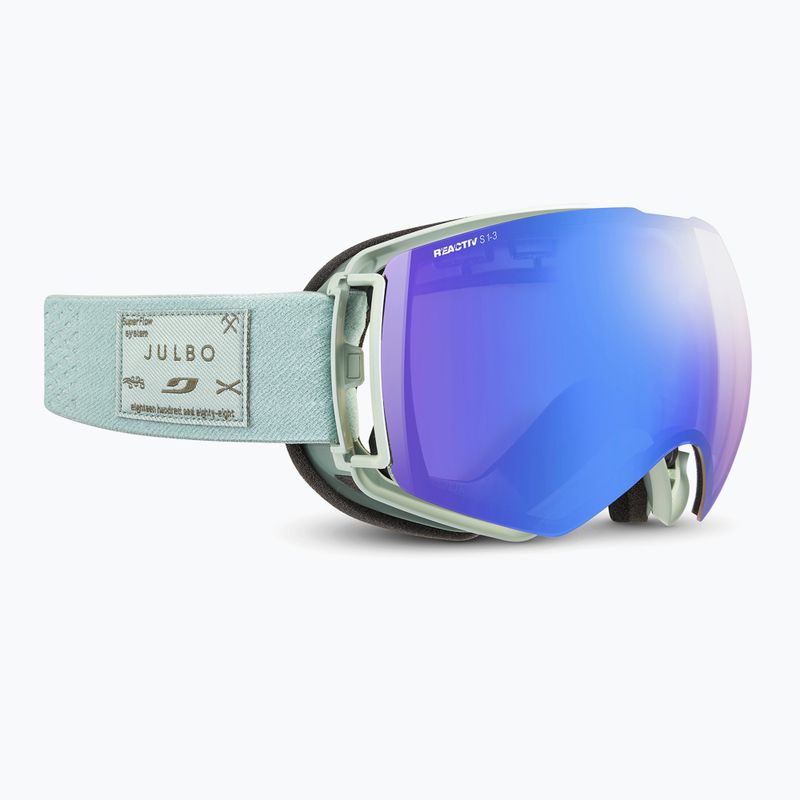 Lyžiarske okuliare Julbo Lightyear Reactiv High Contrast S1-S3 light gray/flash blue 2