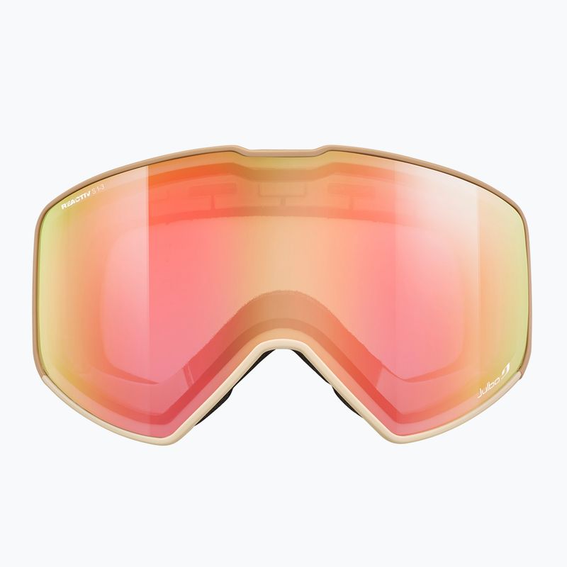 Lyžiarske okuliare Julbo Cyrius X Reactive High Contrast beige/flash red 3