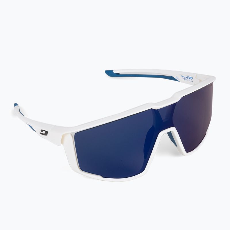 Cyklistické okuliare Julbo Fury Spectron 3Cf bielo-modré J5311111