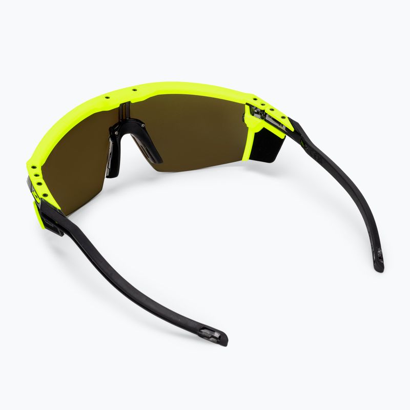 Cyklistické okuliare Julbo Ultimate Cover Polar 4 Hd black/yellow fluo/capsule ocean master 3