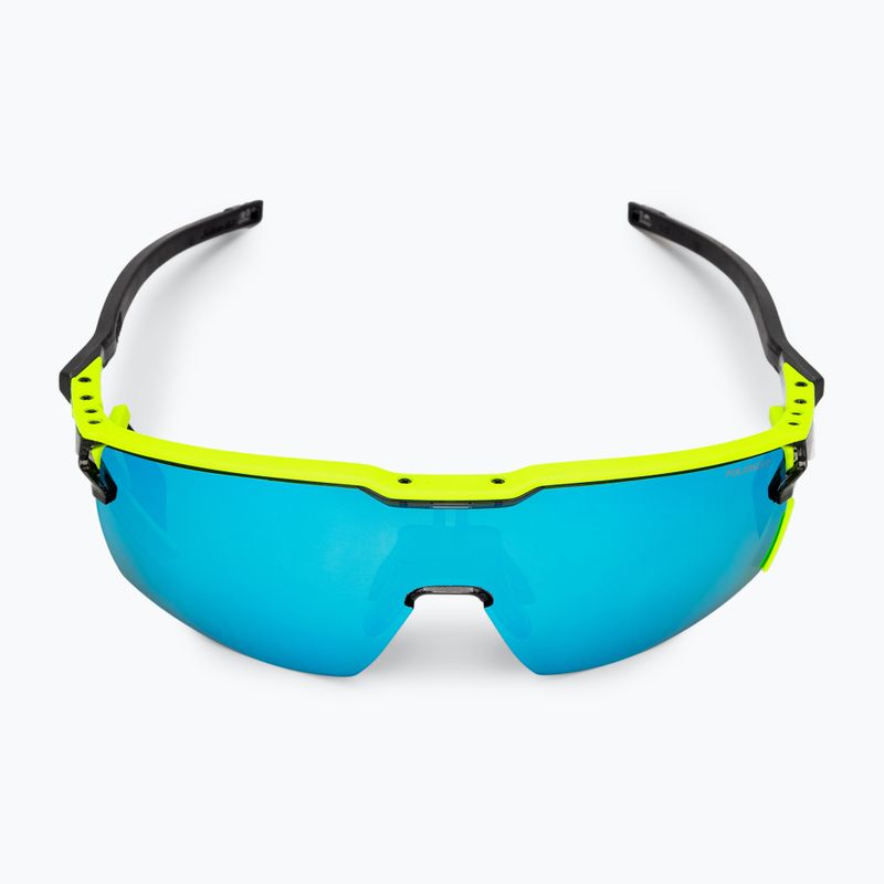 Cyklistické okuliare Julbo Ultimate Cover Polar 4 Hd black/yellow fluo/capsule ocean master 4