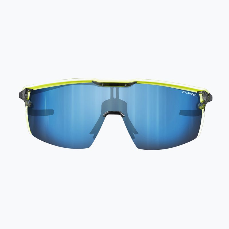 Cyklistické okuliare Julbo Ultimate Cover Polar 4 Hd black/yellow fluo/capsule ocean master 10