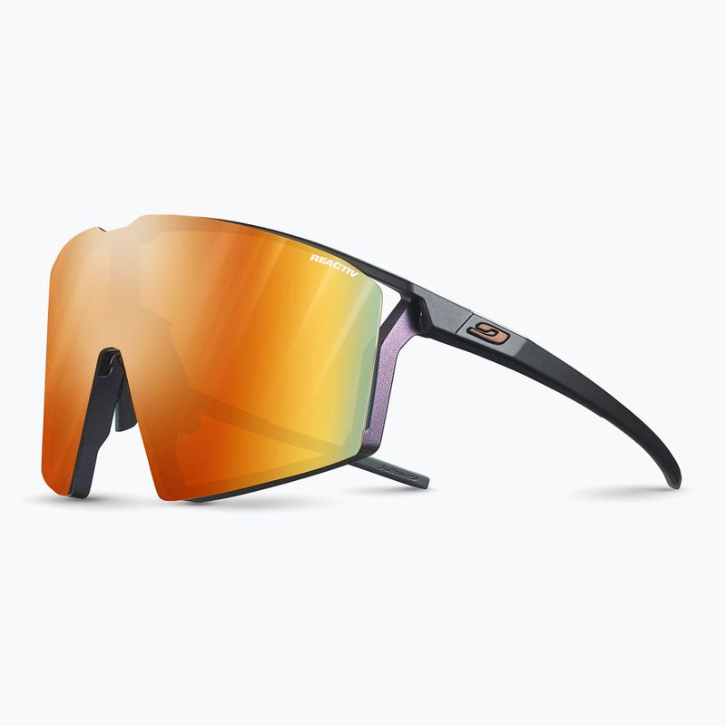 Slnečné okuliare Julbo Edge Reactiv 1-3 Light Amplifier mat black/iridescent ir5/multilayer red 5