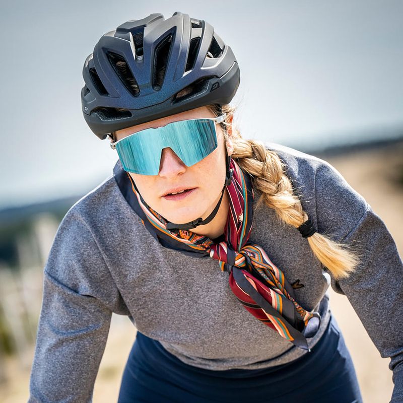 Slnečné okuliare Julbo Edge Spectron shiny silver/white/multilayer blue 7
