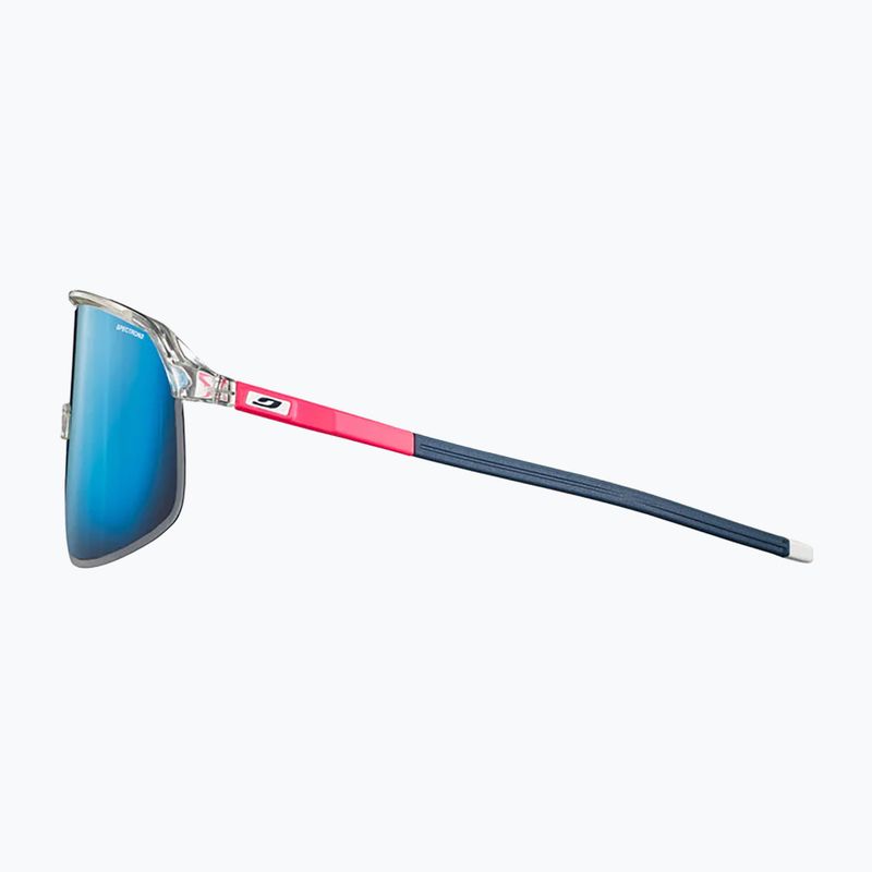 Julbo Dencity Spectron 3 lesklé krištáľové/fluorescenčné ružové/modré cyklistické okuliare 6